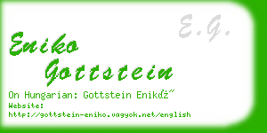 eniko gottstein business card